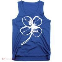 Irish 4 Leaf Clover Shamrock Ireland Vacation Travel Green Cool Gift Tank Top thumb 0