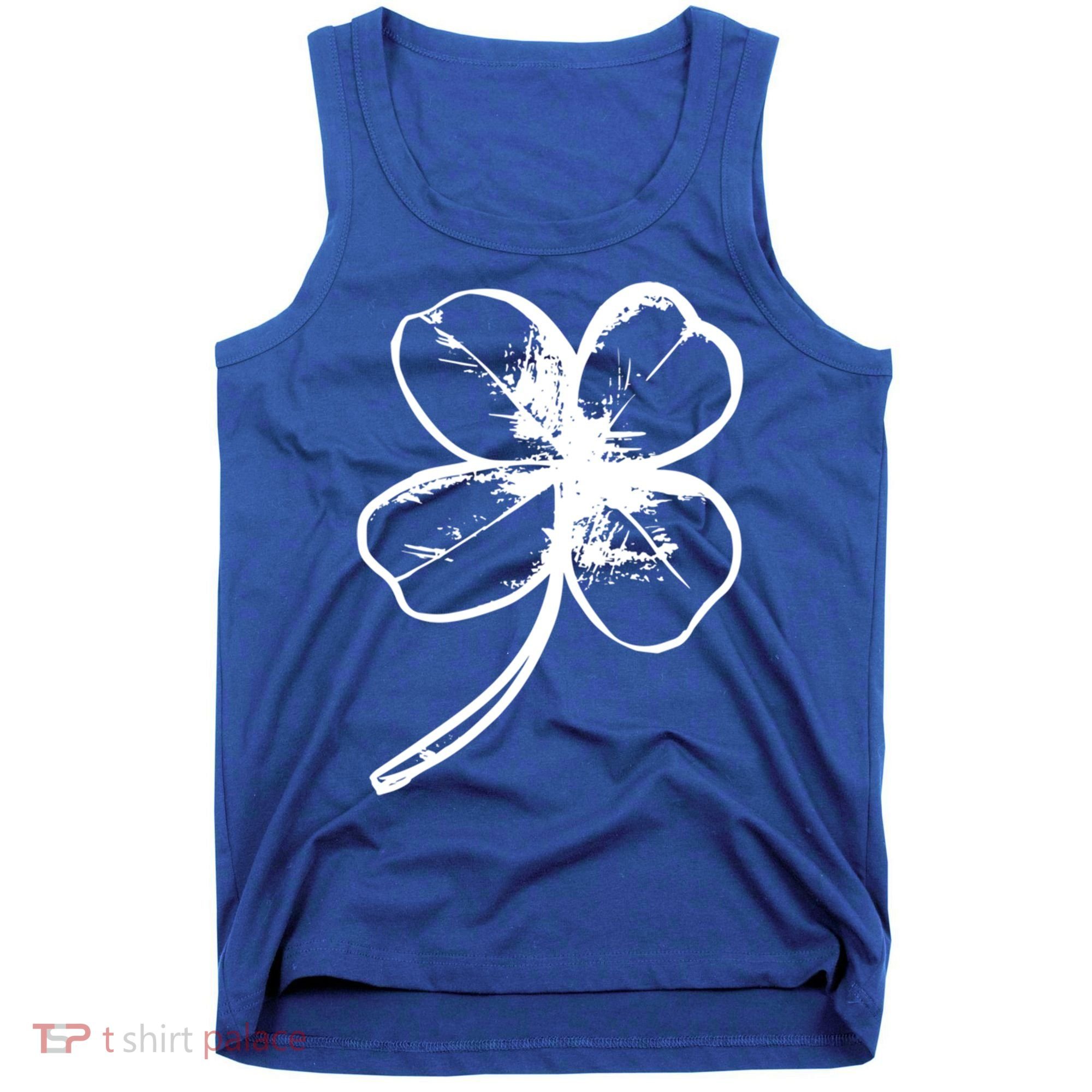 Irish 4 Leaf Clover Shamrock Ireland Vacation Travel Green Cool Gift Tank Top