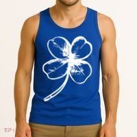 Irish 4 Leaf Clover Shamrock Ireland Vacation Travel Green Cool Gift Tank Top thumb 3
