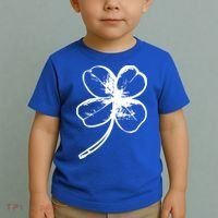 Irish 4 Leaf Clover Shamrock Ireland Vacation Travel Green Cool Gift Toddler T-Shirt thumb 2