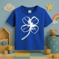 Irish 4 Leaf Clover Shamrock Ireland Vacation Travel Green Cool Gift Toddler T-Shirt thumb 3