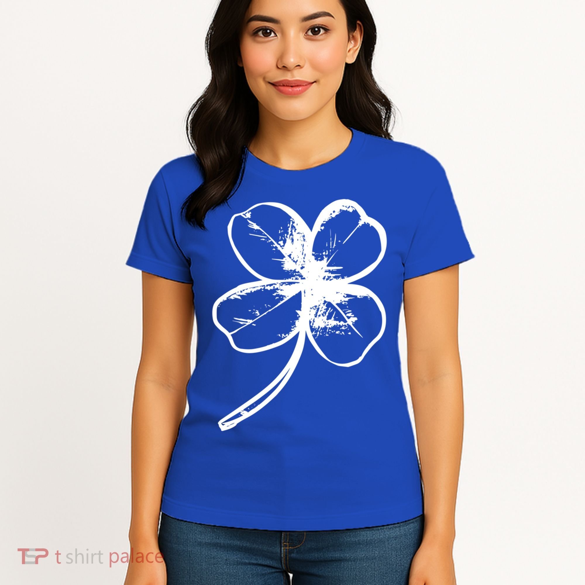 Irish 4 Leaf Clover Shamrock Ireland Vacation Travel Green Cool Gift Women's T-Shirt