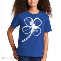 Irish 4 Leaf Clover Shamrock Ireland Vacation Travel Green Cool Gift Kids T-Shirt thumb 2