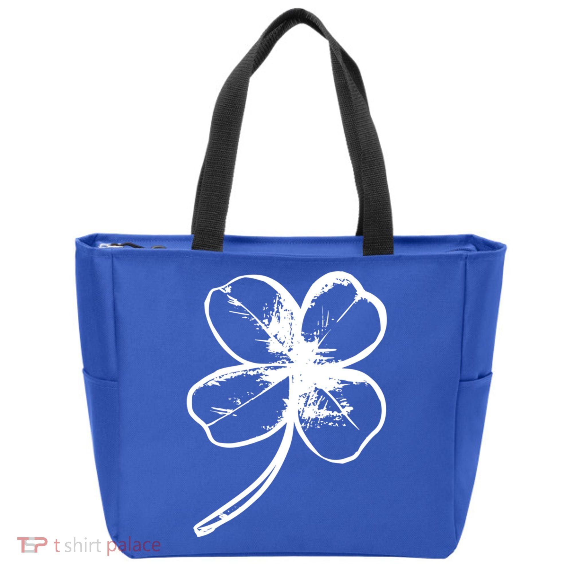 Irish 4 Leaf Clover Shamrock Ireland Vacation Travel Green Cool Gift Tote Bag