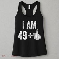 I'm 49 Plus 1 One Funny 50th Birthday 50 Years Old Gift Women's Tank Top thumb 3