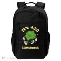 Its 420 Somewhere Funny Weed 420 Marijuana Stoner Backpack thumb 0
