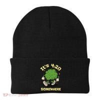 Its 420 Somewhere Funny Weed 420 Marijuana Stoner Beanie thumb 0