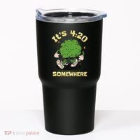 Its 420 Somewhere Funny Weed 420 Marijuana Stoner Tumbler thumb 0