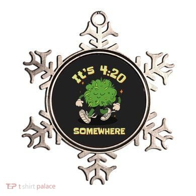 Its 420 Somewhere Funny Weed 420 Marijuana Stoner Ornament