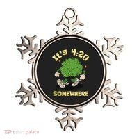 Its 420 Somewhere Funny Weed 420 Marijuana Stoner Ornament thumb 0