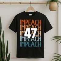 Impeach 47 Vintage Impeach Trump 47 Distressed Anti Trump T-Shirt thumb 2