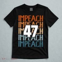 Impeach 47 Vintage Impeach Trump 47 Distressed Anti Trump T-Shirt thumb 5
