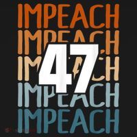 Impeach 47 Vintage Impeach Trump 47 Distressed Anti Trump T-Shirt thumb 7