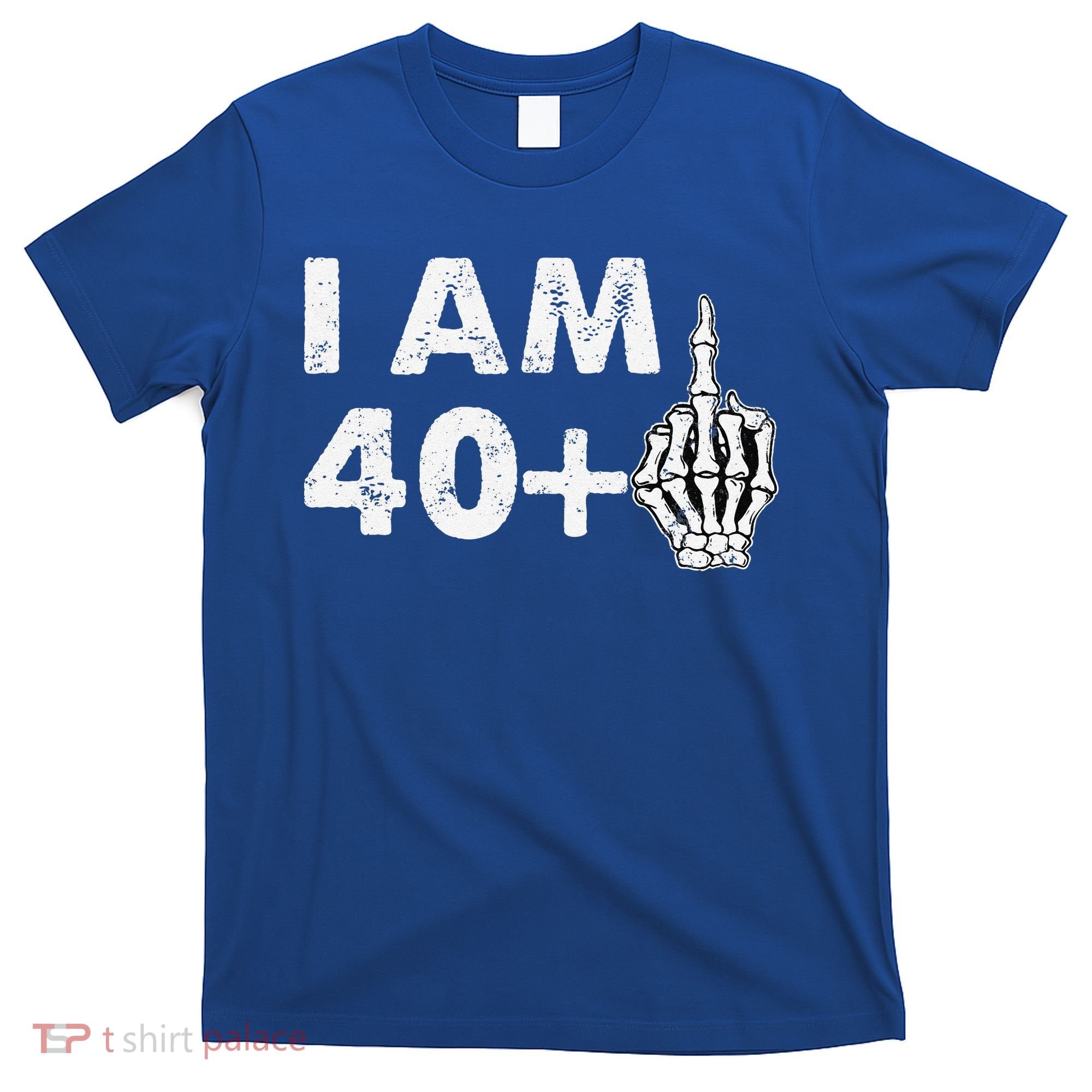 Im 41 Years Old Funny Skeleton Middle Finger 41st Birthday T-Shirt