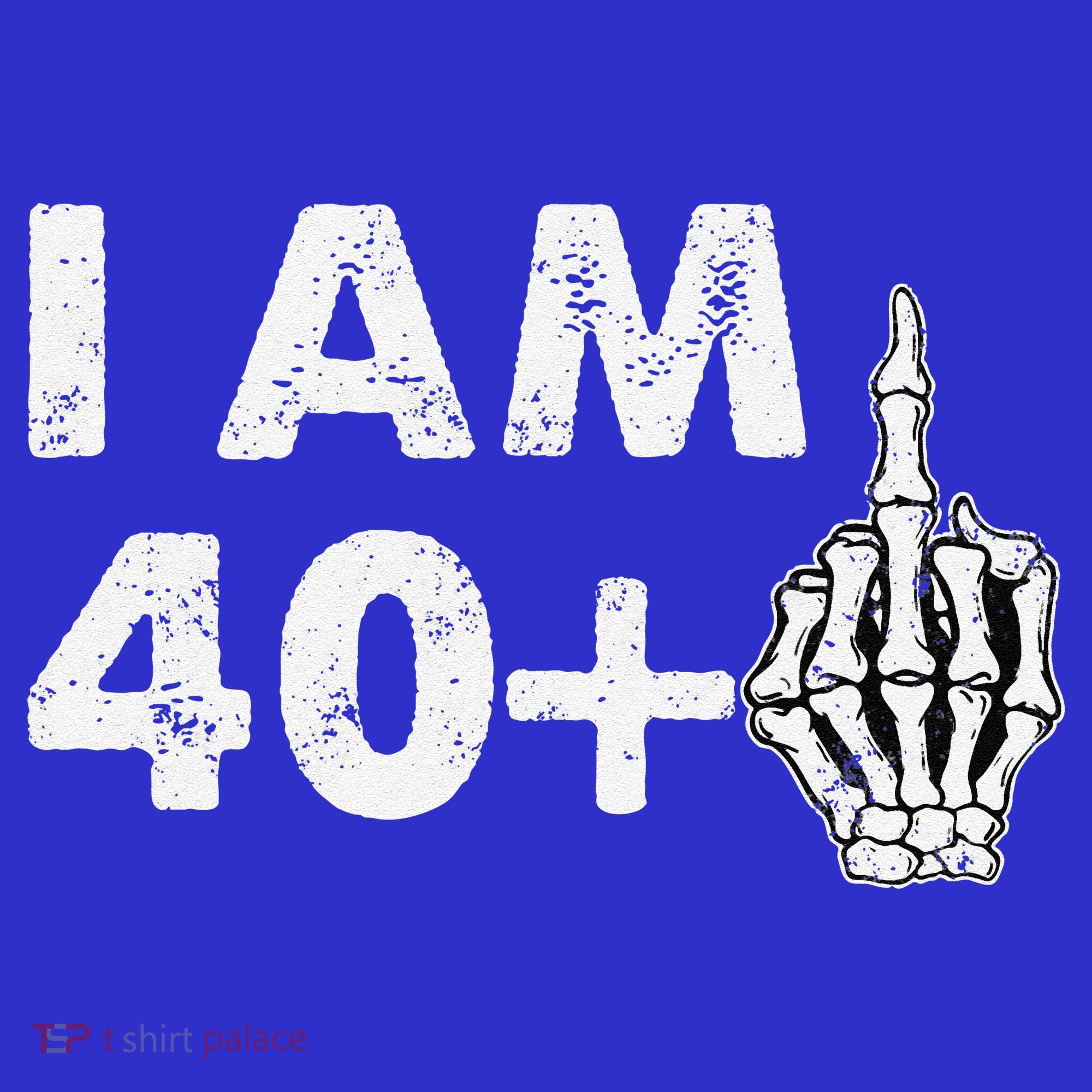 Im 41 Years Old Funny Skeleton Middle Finger 41st Birthday Coaster