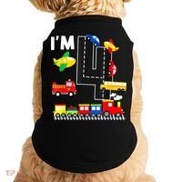 I'm 4 Years Old Locomotive Train 4th Birthday Toddle Doggie Tank thumb 0