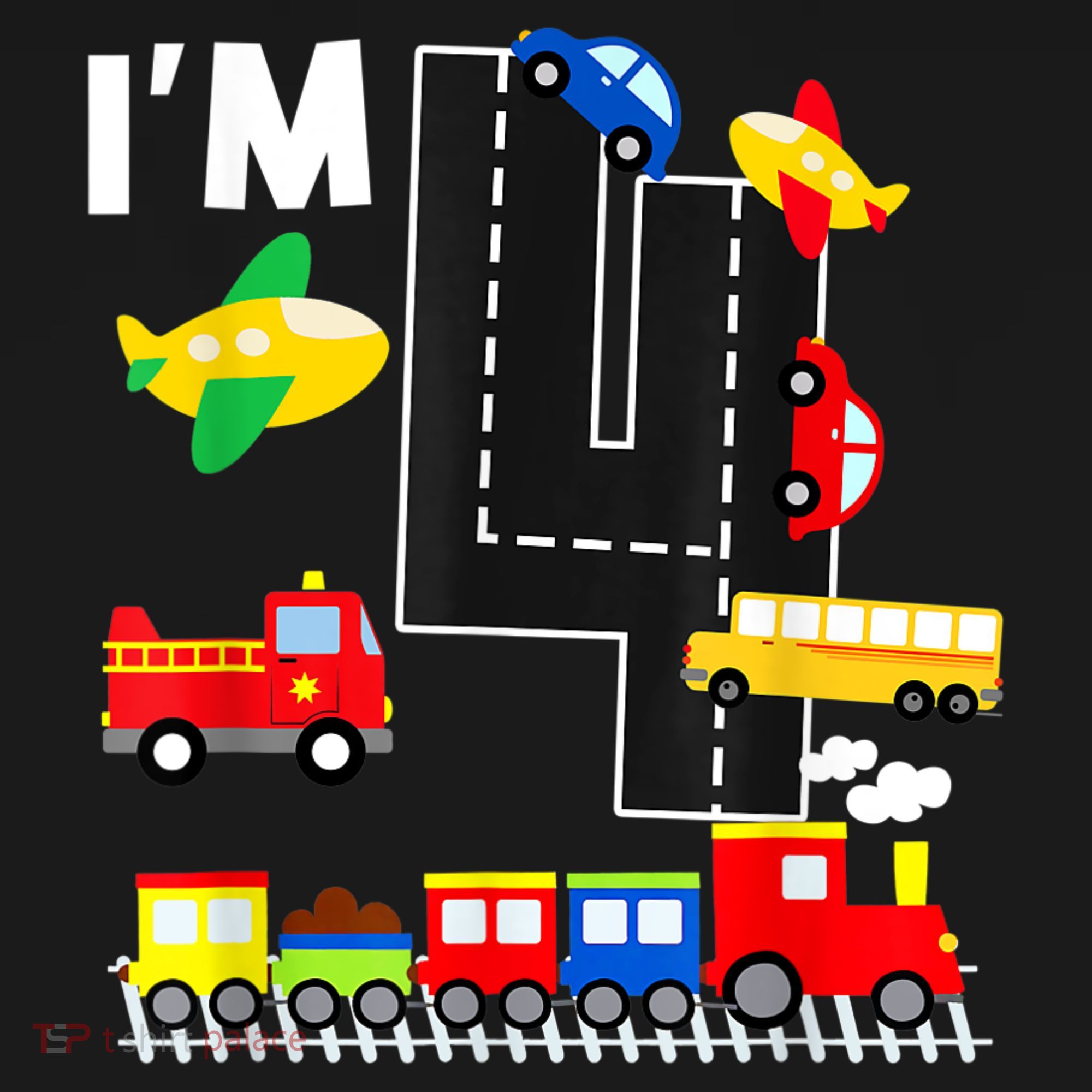 I'm 4 Years Old Locomotive Train 4th Birthday Toddle Mousepad