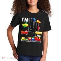 I'm 4 Years Old Locomotive Train 4th Birthday Toddle Kids T-Shirt thumb 2