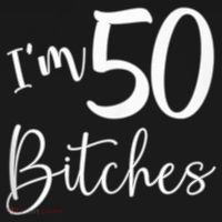 Im 50 Bitches Funny Gifts For 50th Birthday 50 Years Old Age Women's Hoodie thumb 2