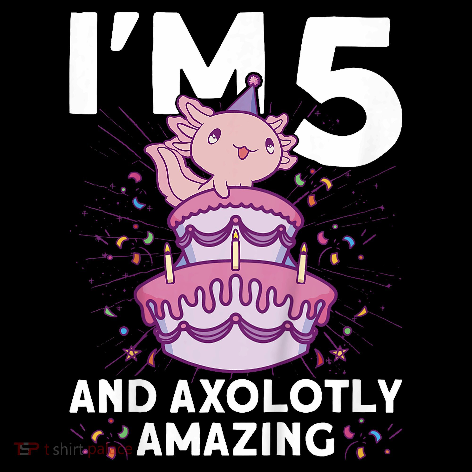 I'm 5 Bday Axolotl Party Cute 5th Birthday  Axolotl  Coffee Mug