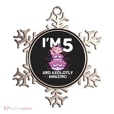 I'm 5 Bday Axolotl Party Cute 5th Birthday  Axolotl  Ornament