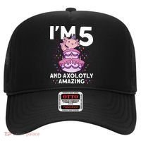 I'm 5 Bday Axolotl Party Cute 5th Birthday  Axolotl  Hat thumb 0