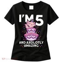 I'm 5 Bday Axolotl Party Cute 5th Birthday  Axolotl  Women's T-Shirt thumb 0