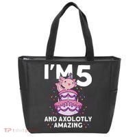 I'm 5 Bday Axolotl Party Cute 5th Birthday  Axolotl  Tote Bag thumb 0