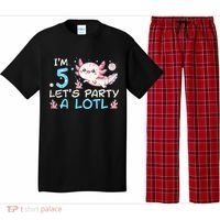 Im 5 Lets Party A Lotl Axolotl 5th Birthday Pajama Set thumb 0