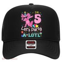I'm 5 Let's Party A Lotl 5th Birthday Cute Axolotl Lovers Hat thumb 0