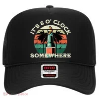 It's 5 O’clock Somewhere Summer Retro Sunset Drinking Hat thumb 0