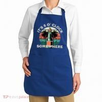 It's 5 O’clock Somewhere Summer Retro Sunset Drinking Apron thumb 2