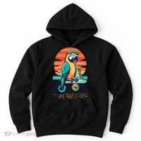 It's 5 O’Clock Somewhere Parrot Summer Beach Sunset Gift Hoodie thumb 0