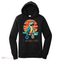 It's 5 O’Clock Somewhere Parrot Summer Beach Sunset Gift Women's Hoodie thumb 0