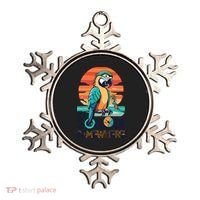 It's 5 O’Clock Somewhere Parrot Summer Beach Sunset Gift Ornament thumb 0