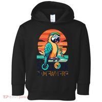 It's 5 O’Clock Somewhere Parrot Summer Beach Sunset Gift Toddler Hoodie thumb 0