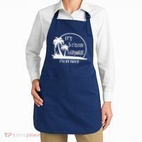 ItS 5 OClock Everywhere IM Retired Summer Vacation Funny Apron thumb 2