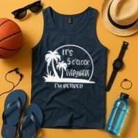 ItS 5 OClock Everywhere IM Retired Summer Vacation Funny Tank Top thumb 4