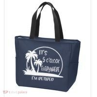 ItS 5 OClock Everywhere IM Retired Summer Vacation Funny Tote Bag thumb 3