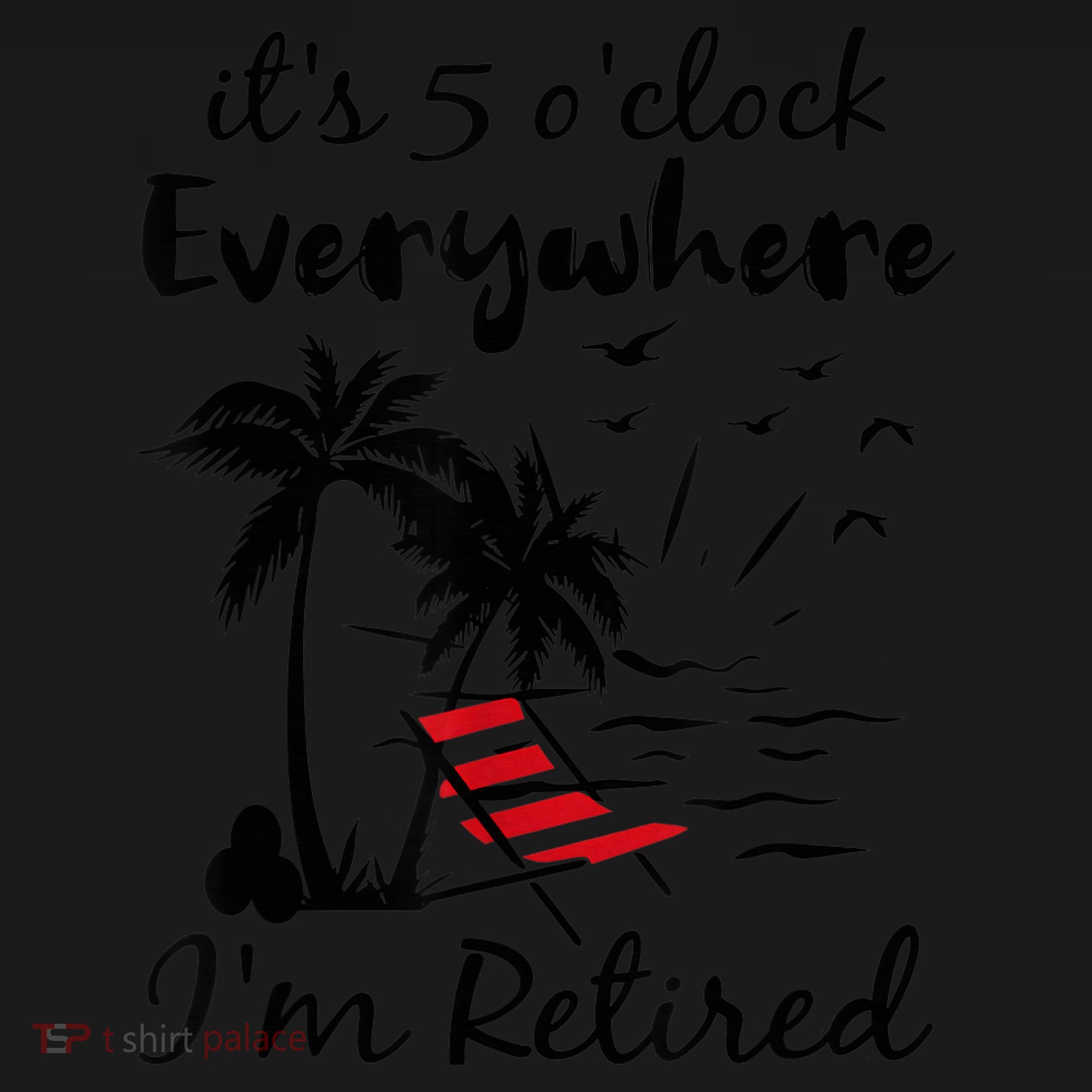 It's 5 O'Clock Everywhere I'm Retired Summer Bucket Hat