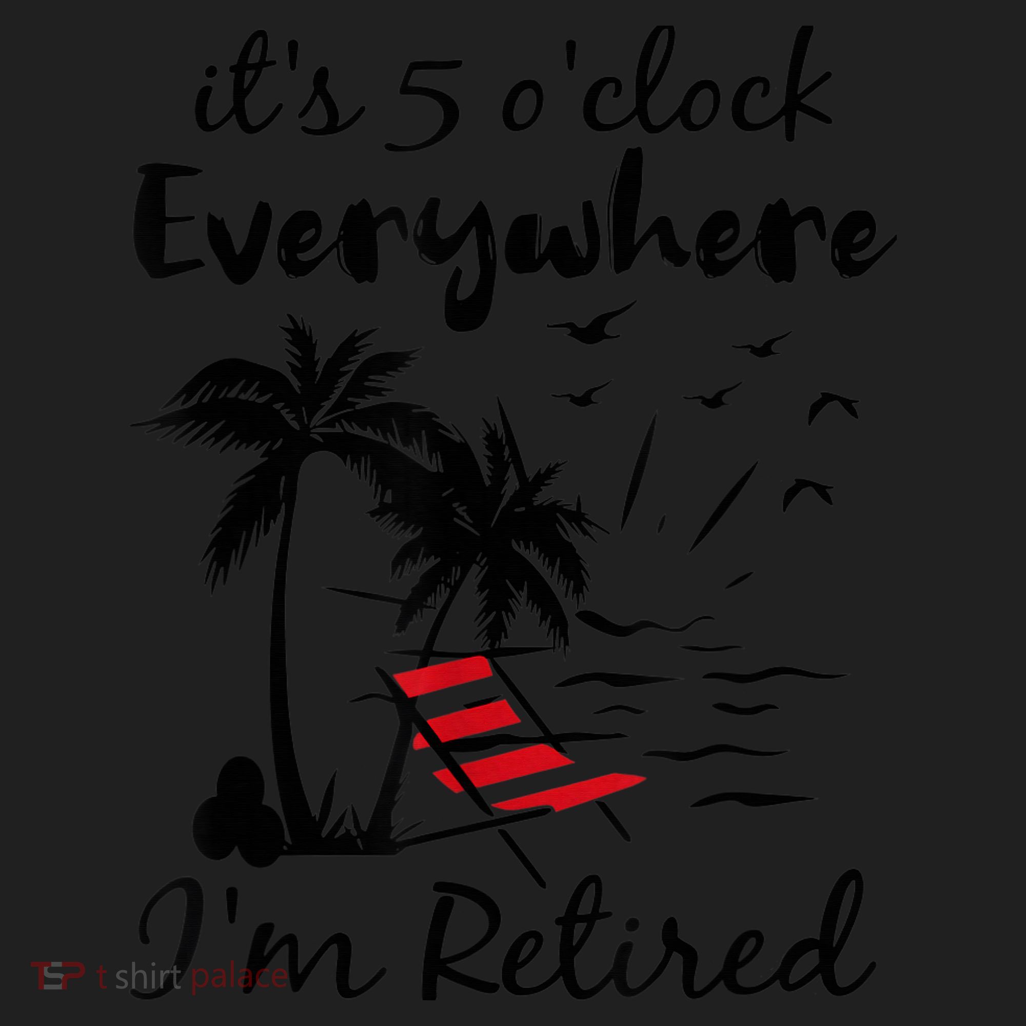 It's 5 O'Clock Everywhere I'm Retired Summer Beanie