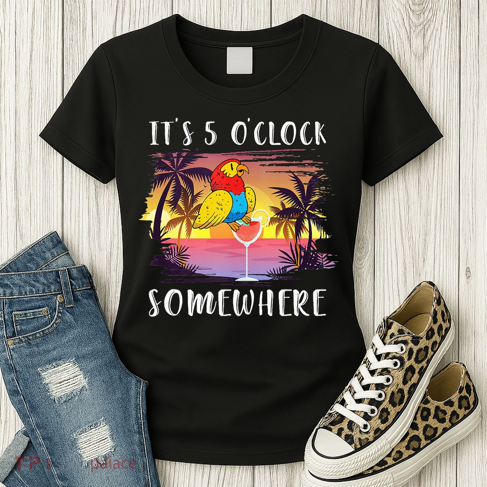 Its 5 Oclock Somewhere Its Time To Drink Something Women's T-Shirt