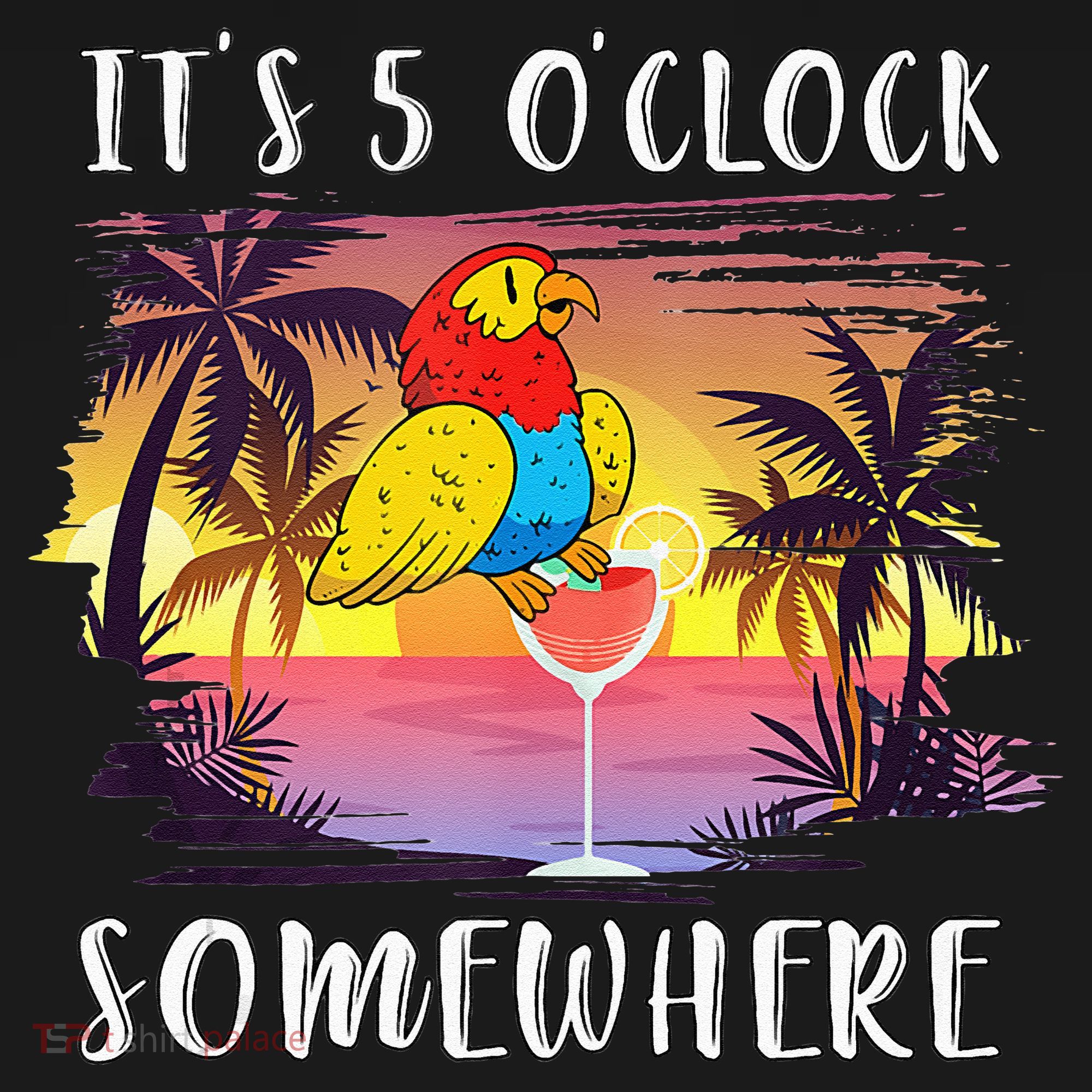 Its 5 Oclock Somewhere Its Time To Drink Something Kids Sweatshirt