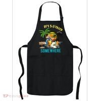 ItS 5 O’Clock Somewhere Parrot Sunset Drinking Apron thumb 0