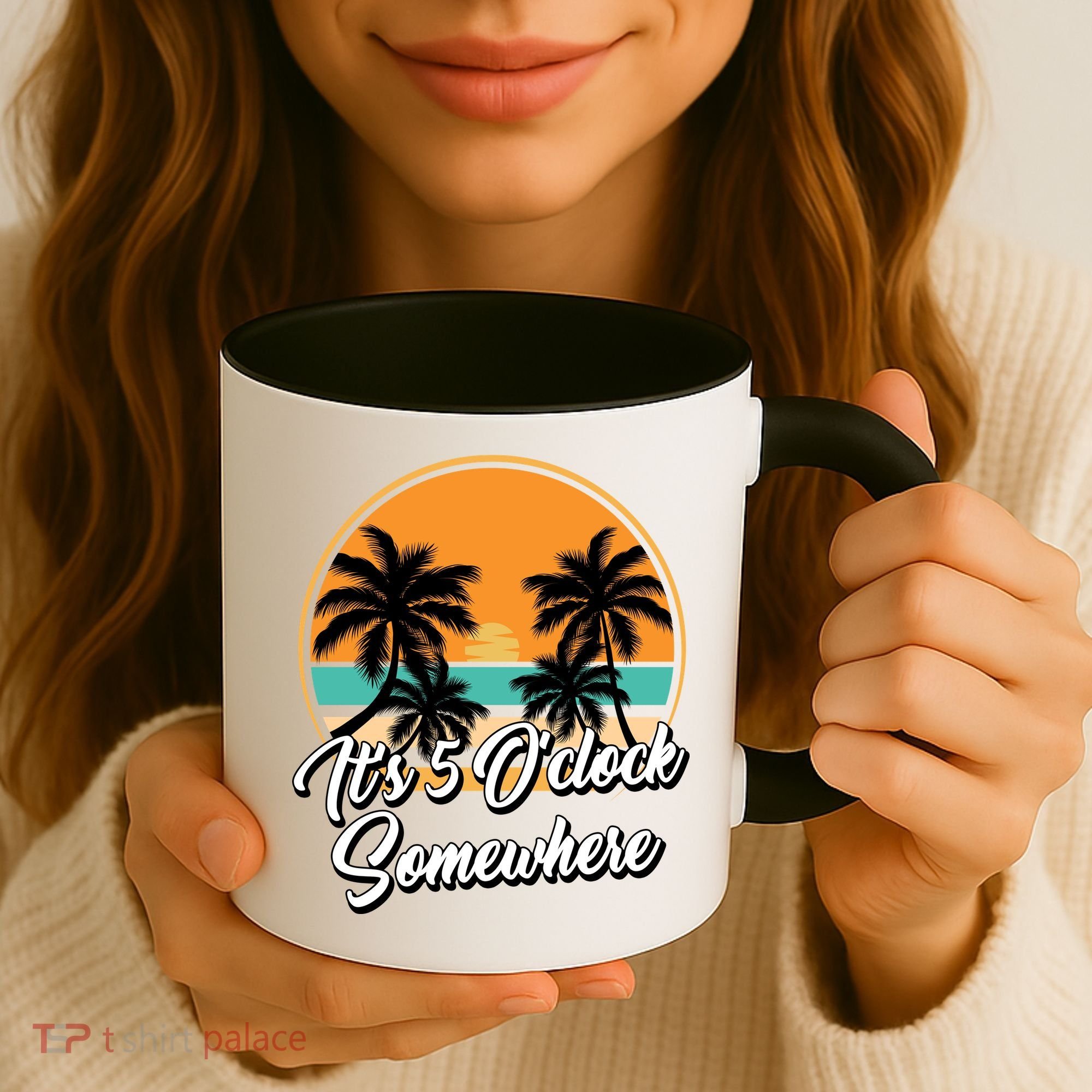Its 5 O Clock Somewhere Funny Vacation Coffee Mug