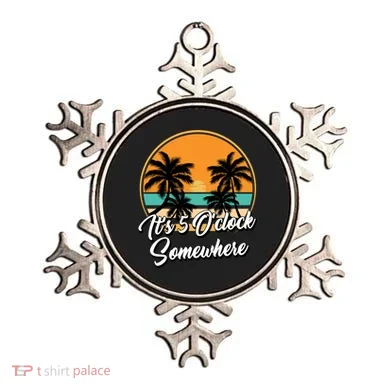 Its 5 O Clock Somewhere Funny Vacation Ornament
