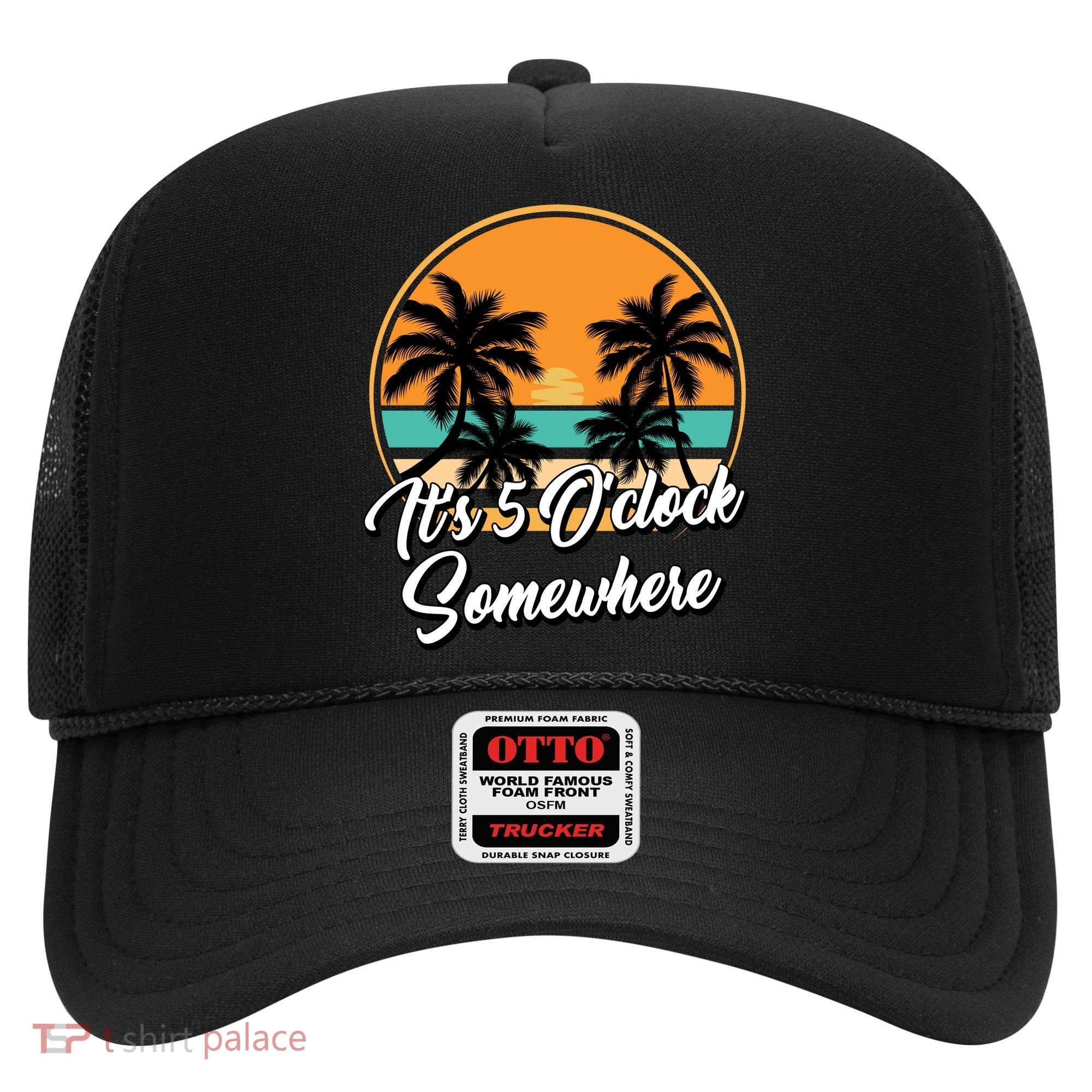 Its 5 O Clock Somewhere Funny Vacation Hat
