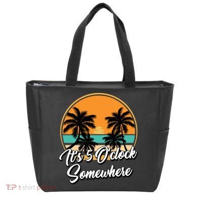 Its 5 O Clock Somewhere Funny Vacation Tote Bag