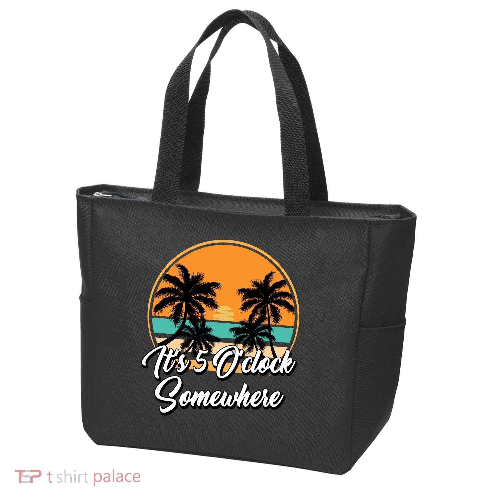 Its 5 O Clock Somewhere Funny Vacation Tote Bag