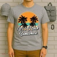 Its 5 O Clock Somewhere Funny Vacation T-Shirt thumb 6